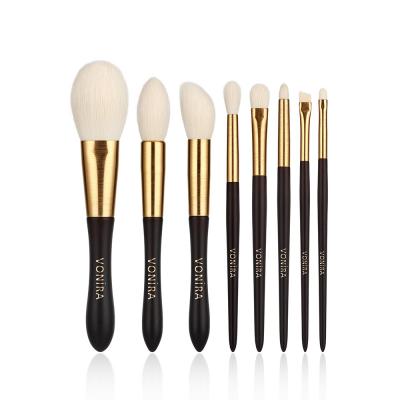 Global Best Manufacturer Vonira Beauty 8 Pieces Essential Natural White Goat Hair Makeup Brushes Set Global Best Manufacturer Vonira Beauty 8 Pieces Essential Natural White Goat Hair Makeup Brushes Set