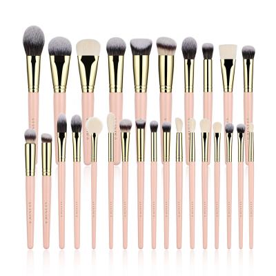 Vonira Beauty Luxury Professional 27 Pieces Pink Makeup Brushes Set 24K Gold Copper Ferrule Vonira Beauty Luxury Professional 27 Pieces Pink Makeup Brushes Set 24K Gold Copper Ferrule